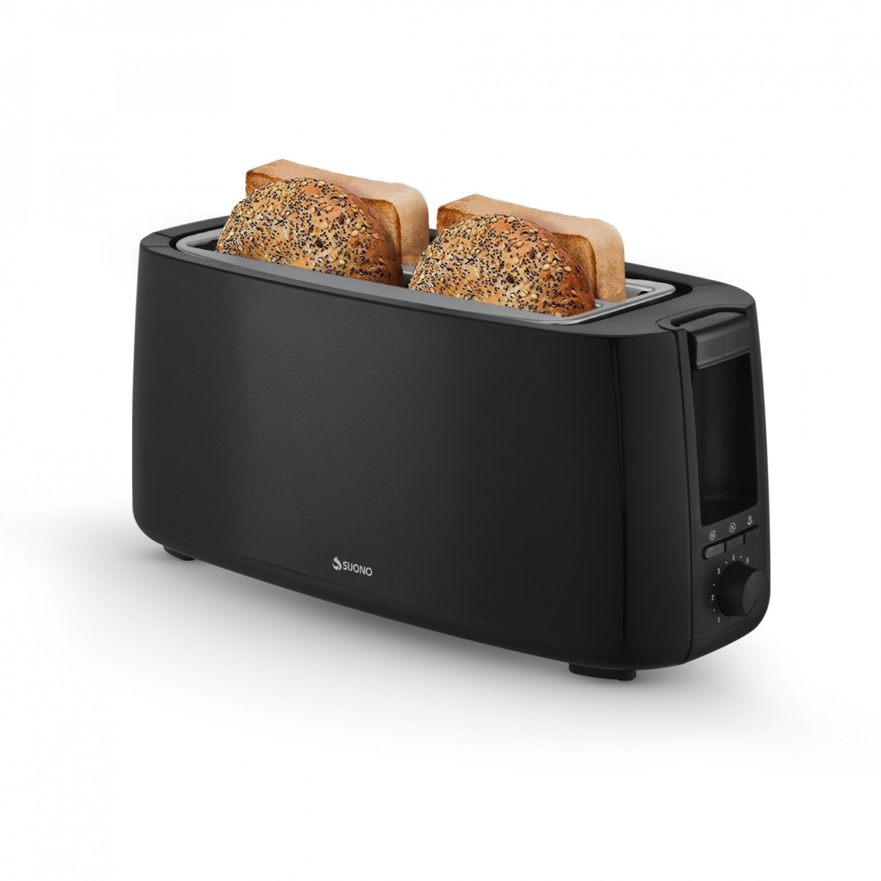 TOSTADORA PANINI 4 PANES 1400W NEGRO