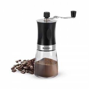 Molinillo De Café Manual Acero Inoxidable Negro