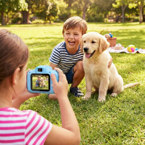 Cámara Digital Infantil 1080P Celeste