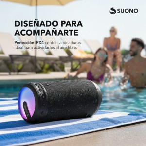 PARLANTE 1200mAh 12W NEGRO