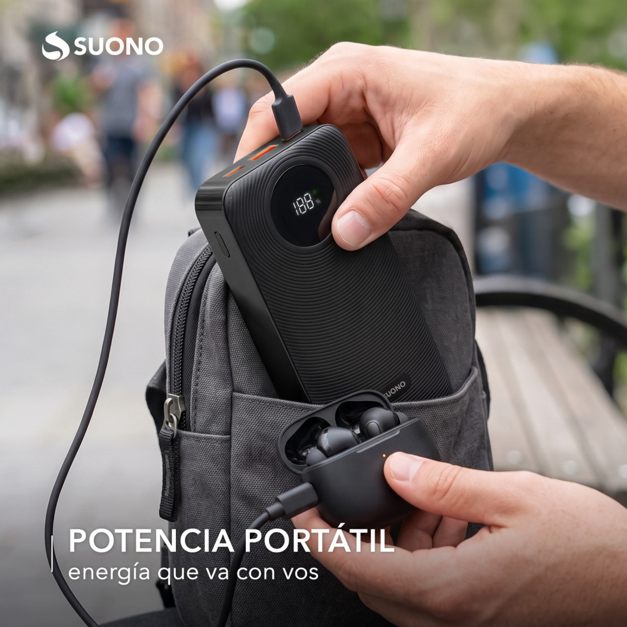 Power Bank 20000Mah Pd52 Negro