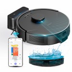 Aspiradora Robot Láser 8000Pa Lidar Negro