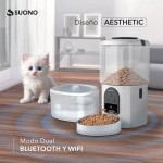 Comedero Automático Mascotas Wifi Blanco