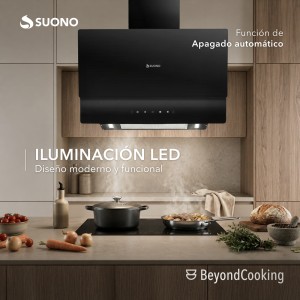 Campana De Cocina 180W Negro
