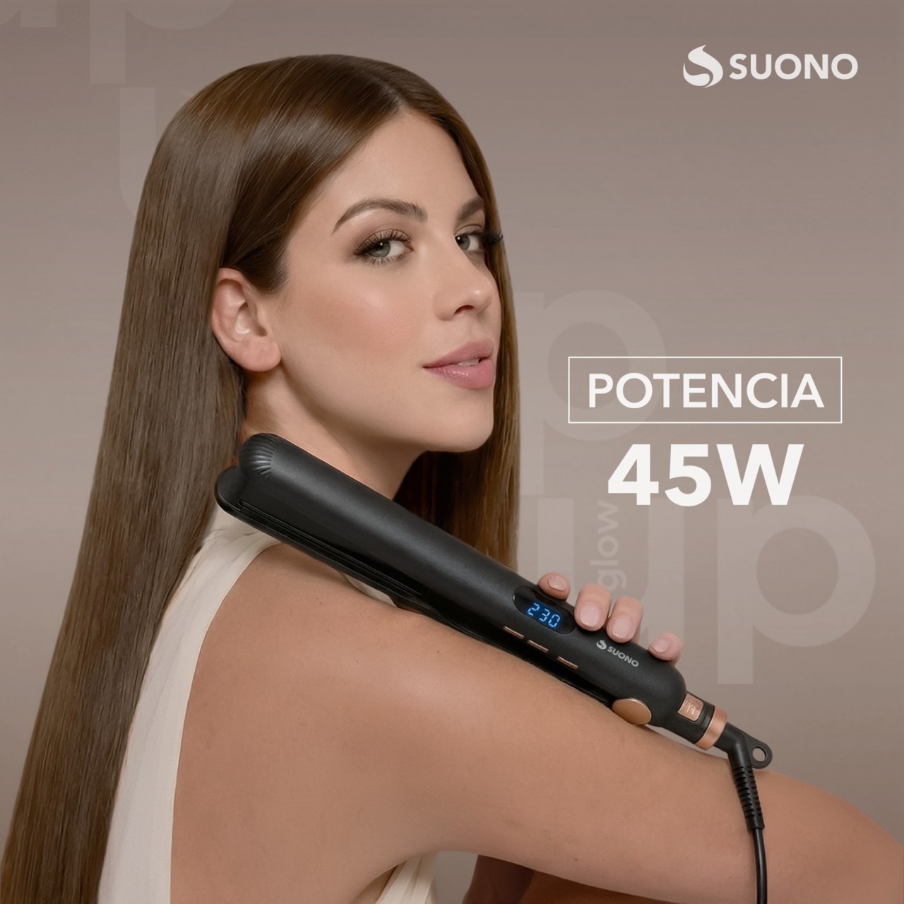 Planchita De Pelo Regulable Negro