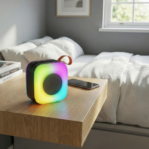 Parlante Portatil Rgb Negro