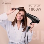 Secador De Pelo 1800W Negro