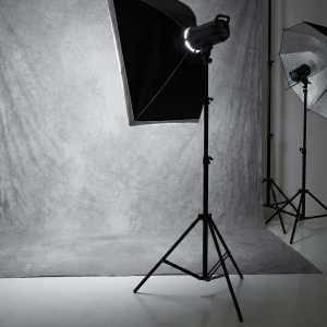 Tripode Para Aro De Luz Gris