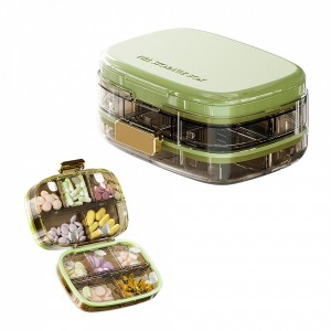 Organizador De Pastillas Verde