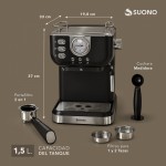 ESPRESSO COFFEE MAKER VINTAGE NEGRO