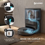Aspiradora Robot Láser Base Autolimpiante Negro
