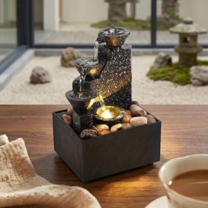 Humidificador Fuente Negro