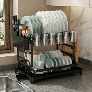 Secaplatos Escurridor Negro