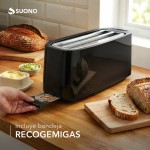 TOSTADORA PANINI 4 PANES 1400W NEGRO