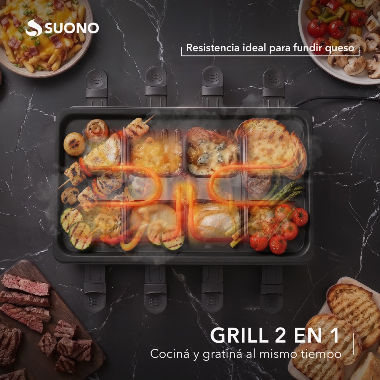Raclette Grill NEGRO