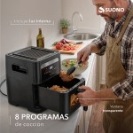 Air Fryer Digital Flip Grill Negro