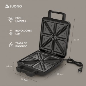 Sandwich Maker XL NEGRO