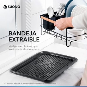 Escurridor De Platos Negro
