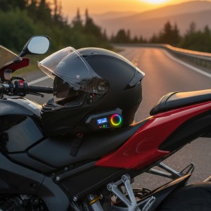 Intercomunicador Moto Negro