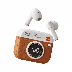 Auricular Tws Marrón