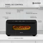 Horno Air Fryer Pizzero Suono Napoli 32 Cm Acero