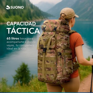 Mochila Camping Camuflado