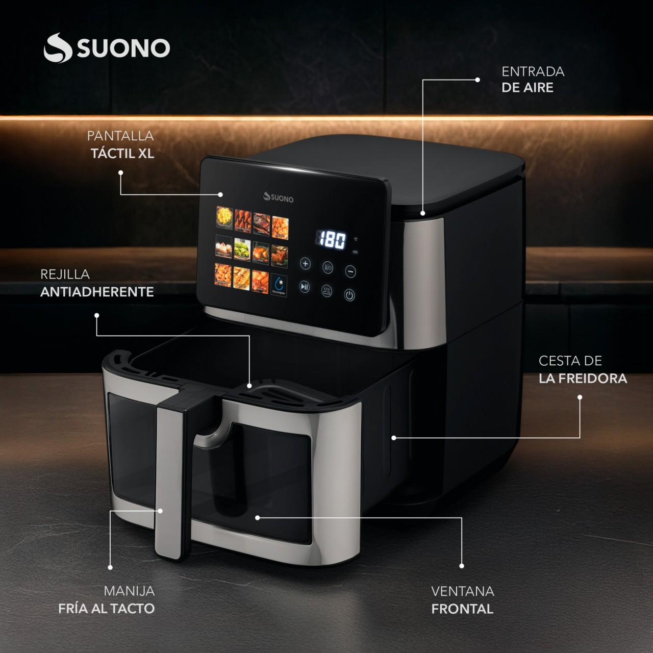 Air Fryer Digital Air XL NEGRO