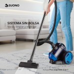 Aspiradora Trineo Ciclónica Suono 2L Negro