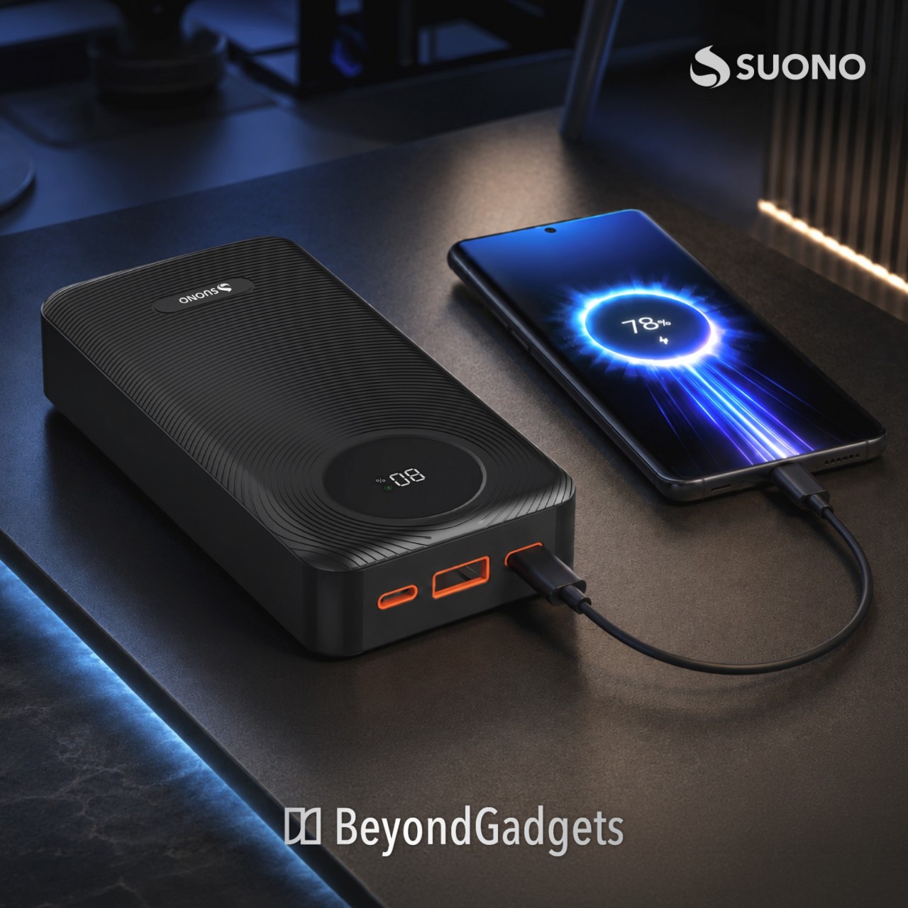 Power Bank 20000Mah Pd52 Negro