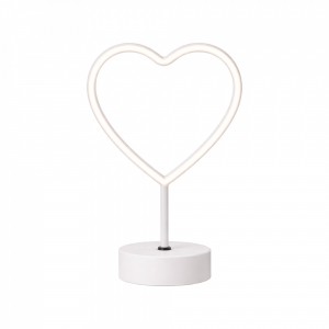 Lampara Corazón Blanco