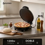Pizza Maker-Grill Multifuncion NEGRO