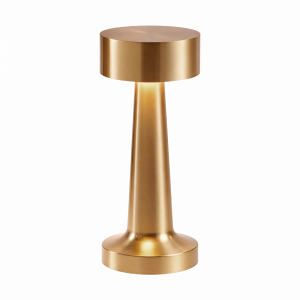 Lámpara Velador Led Táctil Recargable Dorado