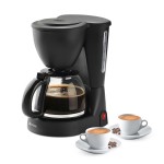 Cafetera De Filtro Eléctric 12 Tazas 1200Ml Semiautomática Negro