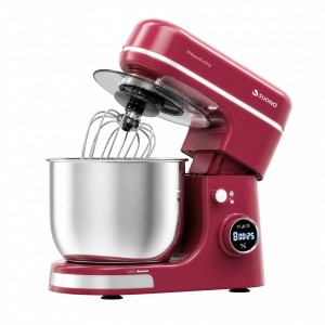 Batidora Planetaria Digital 1300W Rojo