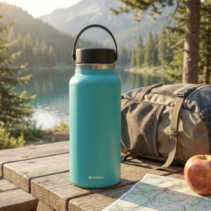 Botella De Acero 500Ml Celeste