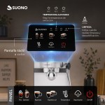 Cafetera Espresso Slim Digital 20 Bar Acero