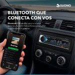 Estéreo Para Auto Suono Bluetooth Usb Mp3 Fm Negro
