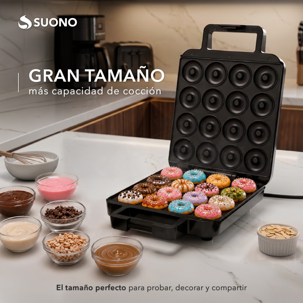 Mini Donuts Maker Xl Negro