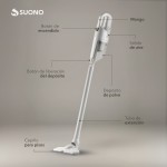 Aspiradora Vertical 2 en 1 BLANCO