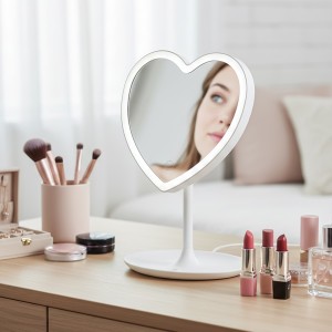 Espejo Corazón Blanco