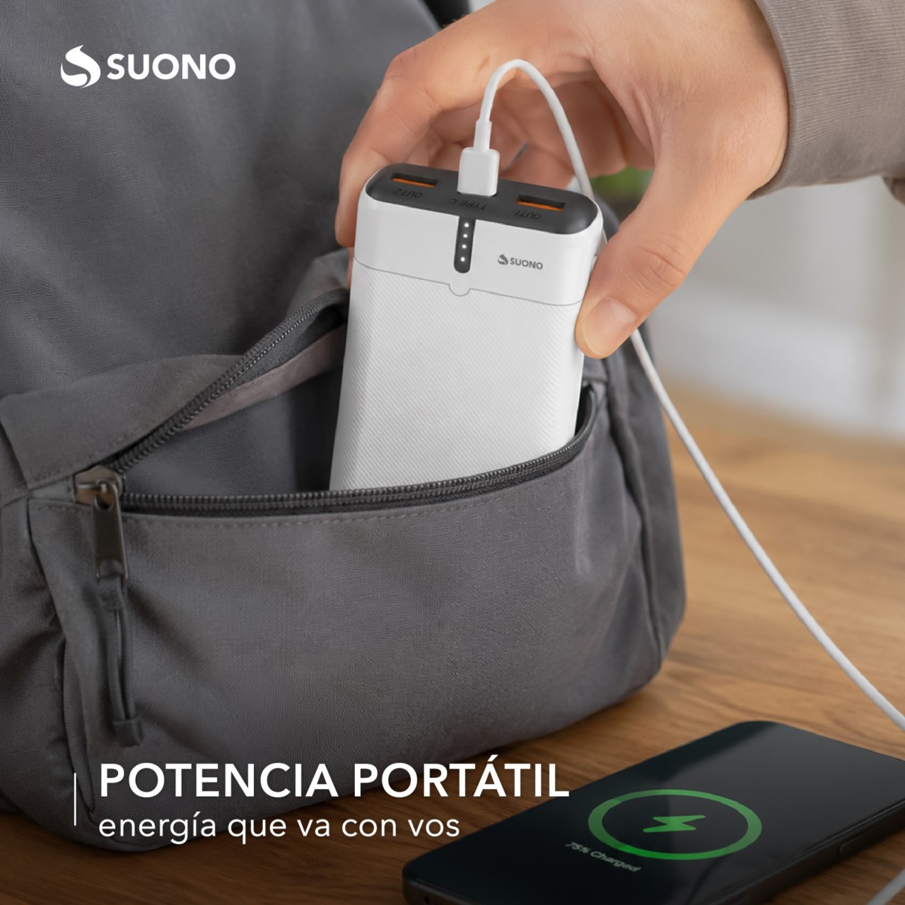 Power Bank 20000Mah Blanco