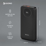 Power Bank 10000Mah Pd52 Negro