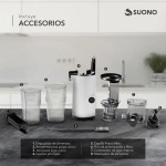 Mini Juguera De Extracción Lenta Suono Blanco