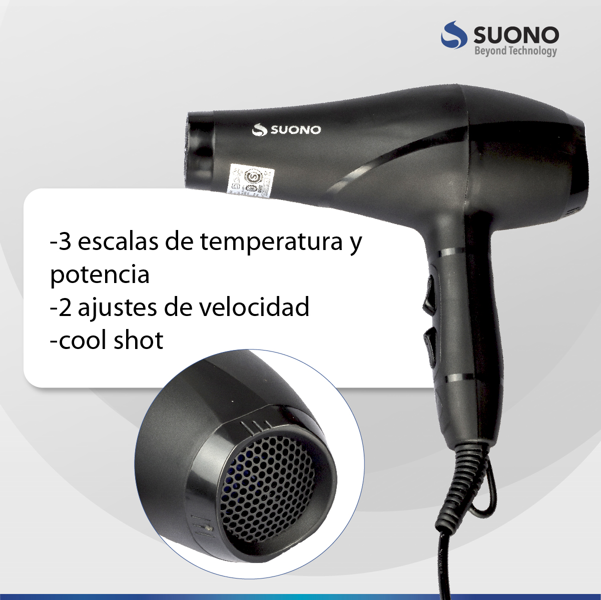 Secador De Pelo 1200W