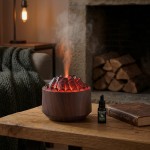 Humidificador Fogata Marrón
