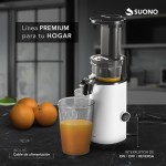 Mini Juguera De Extracción Lenta Suono Blanco