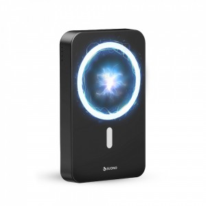 Power Bank Magnético Negro