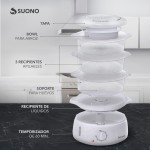 Vaporera Eléctrica De Alimentos Blanco