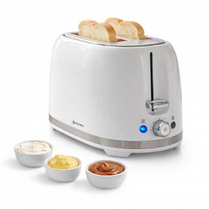 Tostadora Retro 2 Panes 850W Blanco