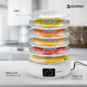 Deshidratador de Alim. 240W 5 BLANCO